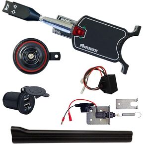 Red Hawk LGT-T2B4P Turn Signal Kit Compatible With/Replacement For Club Car Tempo and Precedent 12V Golf Carts