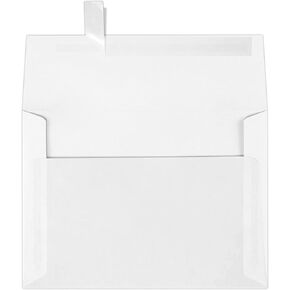 LUXPaper A7 Invitation Envelopes | Peel & Press | 5 1/4" x 7 1/4" | Clear Translucent | 30lb. Text | 250 Qty