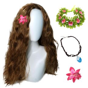 Long Curly Wig Dark Brown Hair Halloween Cosplay Costume Princess Wig for Halloween Movies Curly Hair Role Play Theme Party Birthday Wig