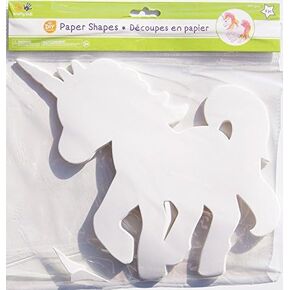 Unicorn Shape Cut-Outs Craft Cardstock - 8 Count
