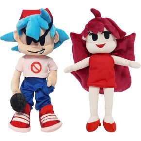 Leobbyli Friday Nigh Funki Plush 2 Pcs Merch-Cute Plush Toys for Children-9.9 Inch (Boyfriend&Girlfriend)