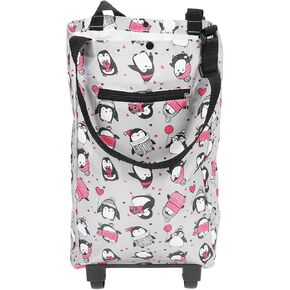 Ejoyous Household Shopping Cart, Shopping Cart with Wheels, Collapsible Elderly Shopping Bag Grocery, Shopping Trolley Grocery Carts for Outdoors Camping Picnic Beach Travel