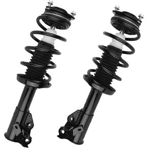 KUSATEC Front Pair Complete Struts Shock Absorber fit for Honda Civic 2006-2011, 172285 172284 Left/Right Struts with Coil Spring Assemblies