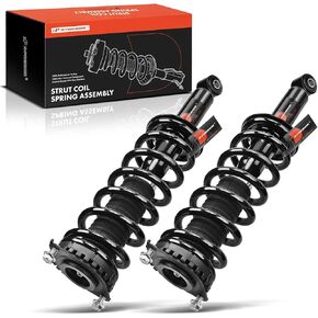 A-Premium Rear Pair (2) Complete Strut & Coil Spring Assembly Compatible with Subaru Outback 2005 2006 2007 2008 2009, Driver and Passenger Side, AWD