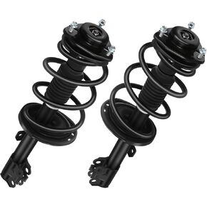 2PCS Front Complete Strut Assembly with Coil Spring Fit for 2011-2014 for Toyota Sienna 3.5L 2011-2013 for Toyota Sienna 2.7L Shocks Absorber Replace OE Number 172783 172784