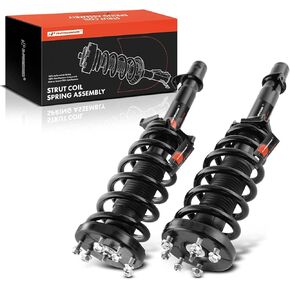A-Premium Front Pair (2) Complete Strut & Coil Spring Assembly Compatible with Acura TSX 2009-2012, Driver and Passenger Side