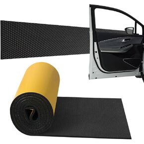 Garage Wall Protector，1/4" Sectional Foam Sticking Car Door Pads Strong Self-Adhesive Water-Tight Car Wall Bumper Guards for Car Door Protector Collision Protection(1 Pack, Black) in Kuwait