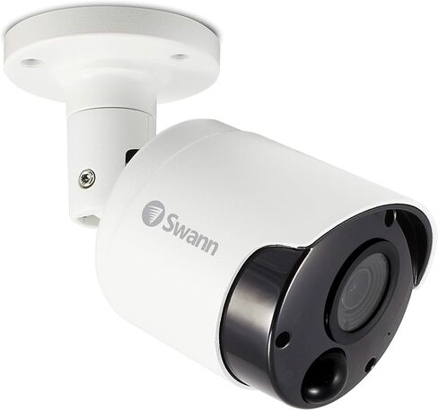 Swann 4K Indoor/Outdoor Security Camera System, 4 Bullet & 4 Dome PoE Cameras 16 Channel NVR 2TB HDD Wired Surveillance CCTV, Motion Sensor Lights, Color Night Vision, Siren, SONVK-1686804FB4D in Kuwait