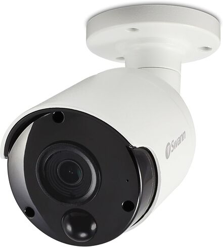 Swann 4K Indoor/Outdoor Security Camera System, 4 Bullet & 4 Dome PoE Cameras 16 Channel NVR 2TB HDD Wired Surveillance CCTV, Motion Sensor Lights, Color Night Vision, Siren, SONVK-1686804FB4D in Kuwait