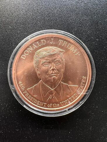 Full tube of 20 x 1 oz copper Trump Freedom eagle in Saudi Arabia