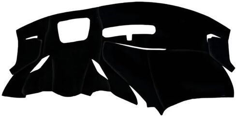 SR1 Performance C8 Corvette Dash Mat Poly Carpet - صنع في الولايات المتحدة الأمريكية غطاء مناسب مخصص لـ 2020-2024 C8 Stingray، Z51، Z06 (مع رأس لأعلى، أسود) in Saudi Arabia
