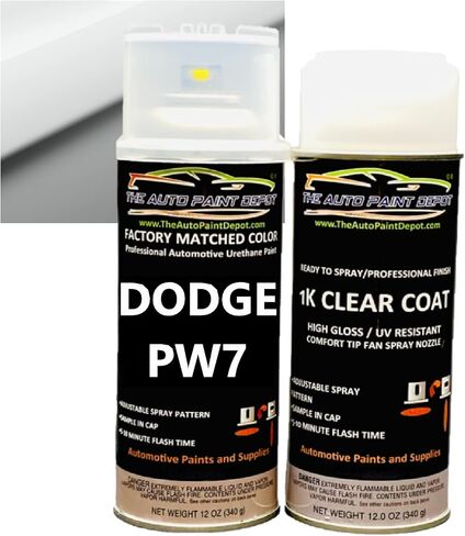 Auto Paint Depot Touch Up Paint for Chrysler, Jeep, Dodge Aspen,Dakota,Durango,Ram Series,Ram Truck-Bright White PW7 (All Years, All Models) One Ounce with Clear Coat in Saudi Arabia