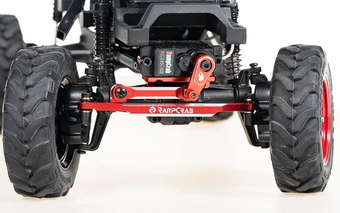 وصلات توجيه RampCrab Alu 7075 لـ FCX24، مجموعتان، مجموعة روابط ربط قضيب التوجيه لـ FMS FCX24، مناسبة لسيارة زاحفة 1/24 RC FCX24 Power Wagon Butcher، Max Smasher Big Foot Monster، K5 Blazer in Kuwait