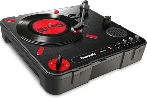 Numark PT01USB | Portable Vinyl-Archiving Turntable for 33 1/3, 45, & 78 RPM Records in Saudi Arabia