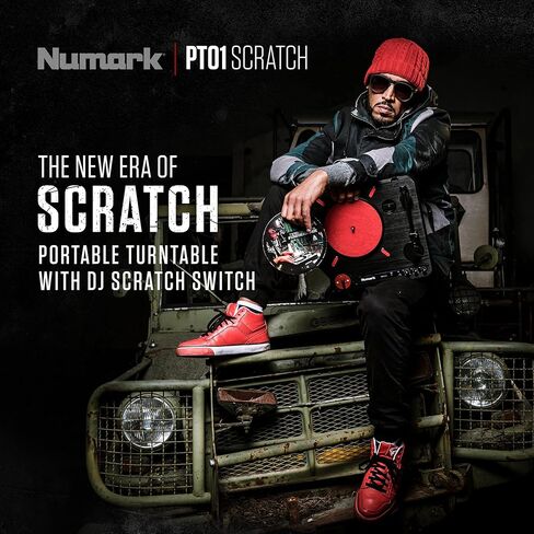 Numark PT01USB | Portable Vinyl-Archiving Turntable for 33 1/3, 45, & 78 RPM Records in Saudi Arabia