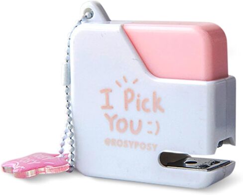 Super Mini Stapler with Staples – Adorable Cube Shaped Desk Staplers, Perfect for Office, School, Girls, Teachers, Students, Gift (Pink) in Saudi Arabia