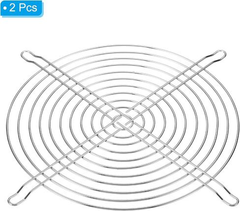 PATIKIL 200mm Fan Finger Grill, 304 Stainless Steel Grill Protector Guard Fan Protective Cover for 200x200mm Fans for Equipment Computer DIY, Silver in Saudi Arabia