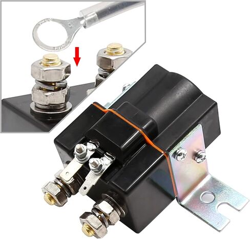 UOIENRT Club Car 48V Terminal Solenoid Coil with Resistor for 2004-2008 Precedent Golf Carts and 1995-UP DS, Replaces 101908701 102774701 5722 in Saudi Arabia