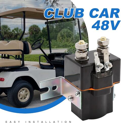 UOIENRT Club Car 48V Terminal Solenoid Coil with Resistor for 2004-2008 Precedent Golf Carts and 1995-UP DS, Replaces 101908701 102774701 5722 in Saudi Arabia
