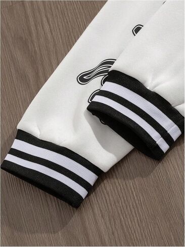SOLY HUX Men's Varsity Jacket Color Block Letter Graphic Print Long Sleeve Casual Baseball Jacket in Saudi Arabia