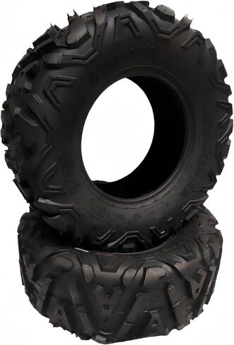 Set of 2 ATV Tires 25x10-12 6PR, All-Terrain Tires, Atv Tires Puncture And Abrasion Resistant, Optimum Grip Pattern for Enhanced Off-Road, Handling for Off-Road in Saudi Arabia