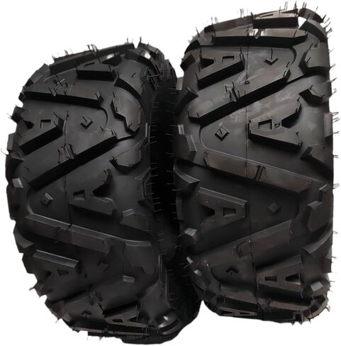 Set of 2 ATV Tires 25x10-12 6PR, All-Terrain Tires, Atv Tires Puncture And Abrasion Resistant, Optimum Grip Pattern for Enhanced Off-Road, Handling for Off-Road in Saudi Arabia