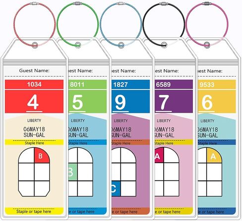 5 Pack Cruise Luggage Tags for Royal Caribbean & Celebrity Cruise Essentials in 2024-2025 (5) in Saudi Arabia
