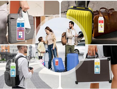 5 Pack Cruise Luggage Tags for Royal Caribbean & Celebrity Cruise Essentials in 2024-2025 (5) in Saudi Arabia