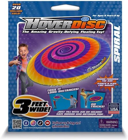 Spiral, Inflatable Floating Disc, 3 Feet Wide, Flying Toy Spinning in Saudi Arabia