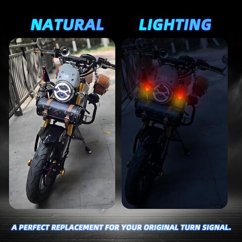 دراجة نارية رصاصة بدوره إشارات أدى أضواء الفرامل الخلفية 2 حزمة، الرجعية المزدوج العنبر الأحمر التبديل الضوء الخلفي دراجة نارية الوامض العالمي للمروحية بوبر هارلي هوندا سوزوكي انتصار - أسود in Kuwait