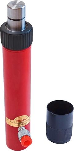 10 Ton Hydraulic Floor Jack Porta Power Ram Hand Jack Pump Car Auto Body Frame Repair Tool for Automotive Truck Farm Heavy Equipment Repair 22000lbs Red in Saudi Arabia