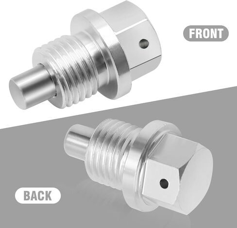 M14 x 1.5 Magnetic Aluminum Oil Drain Plug with Copper Gasket, Replacement for Ford Hyundai Kia Accord CRV Civic Pilot Fit Odyssey (Silver) in Saudi Arabia