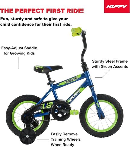 دراجة هوفي أبشوت للأولاد، بمقاسات 12 و16 و20 بوصة للأطفال من سن 3 إلى 9 سنوات in Kuwait