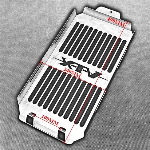 Motorcycle Radiator Cover Guard Grill Grille Shrouds Cooler Protector Compatible With Honda VTX1800 VTX 1800 C F N R S T (Bright Silver) (VTX) in Saudi Arabia