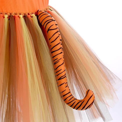 IMEKIS Toddler Kids Girls Jungle Safari Animals Costume Party Dress up with Ears Headband Tail Set for Halloween Photo Shoot in Saudi Arabia