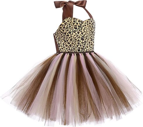 IMEKIS Toddler Kids Girls Jungle Safari Animals Costume Party Dress up with Ears Headband Tail Set for Halloween Photo Shoot in Saudi Arabia