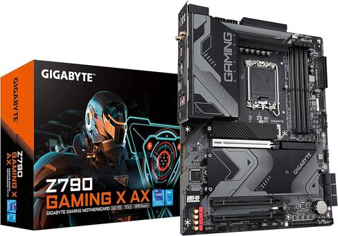 GIGABYTE Z790 D AC LGA 1700 Intel Z790 ATX Motherboard with DDR5, Triple M.2, PCIe 5.0, USB 3.2 Gen2X2 Type-C, 2.5GbE LAN, PCIe EZ-Latch, Multi-Key in Saudi Arabia