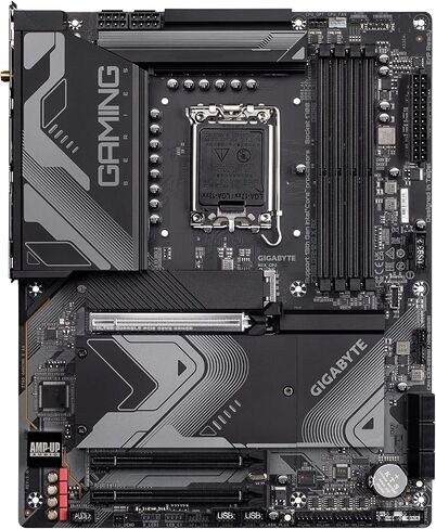 GIGABYTE Z790 D AC LGA 1700 Intel Z790 ATX Motherboard with DDR5, Triple M.2, PCIe 5.0, USB 3.2 Gen2X2 Type-C, 2.5GbE LAN, PCIe EZ-Latch, Multi-Key in Saudi Arabia