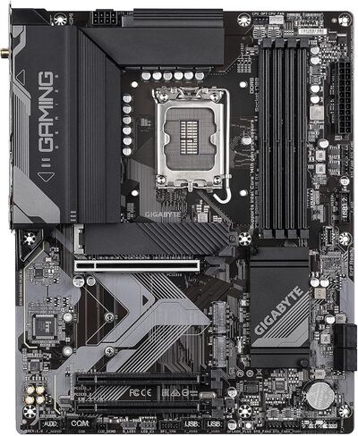 GIGABYTE Z790 D AC LGA 1700 Intel Z790 ATX Motherboard with DDR5, Triple M.2, PCIe 5.0, USB 3.2 Gen2X2 Type-C, 2.5GbE LAN, PCIe EZ-Latch, Multi-Key in Saudi Arabia