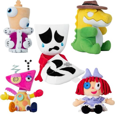 لعبة Gummigoo القطيفة، سيرك Gummigoo الرقمي، Gangle Plush، Kinger Plush، Jax، Pomni، Ragatha، دمية محشوة لطيفة للأطفال والكبار (kinger) in Kuwait