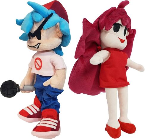 Leobbyli Friday Nigh Funki Plush 2 Pcs Merch-Cute Plush Toys for Children-9.9 Inch (Boyfriend&Girlfriend) in Saudi Arabia