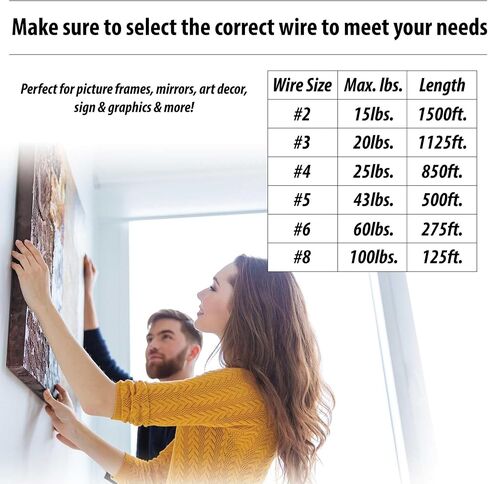 Vinyl-Coated Stainless Steel Picture Framing Wire, 3 | 20lbs. | 1125ft. in Saudi Arabia