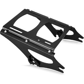 MoKitDora Detachable 2-Up Tour-Pak Luggage Rack Mounting Rack for Harley Touring Street Glide Electra Glide Road Glide Road King 2009-2013, Black