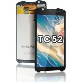 TC52 LCD Screen with Touch Digitizer for Zebra TC52 TC520K TC57 TC57HO Barcode Scanner Handheld Mobile Computer, High-resolution Display Replacement