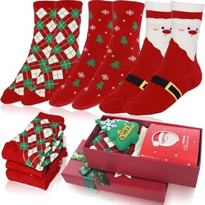 Novelty and Cute Christmas Socks Gift Box, A Unique Christmas gifts, Fun and Cozy Holiday Christmas Gift Set