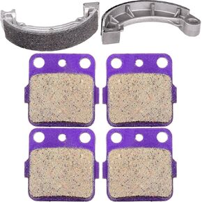 ECCPP Brake Pads Shoes Fit for Honda FOREMAN 500 ES TRX500FE1 TRX500FE2 2014-2019, 351 FA84 Replacement Brake Pads Brake Shoes Kits