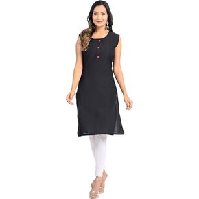 Meyali Cotton Kurtis For Women Indian Style | Plain Kurti For Women - Includes only Kurti