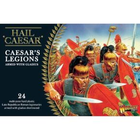 Warlord Games Hail Caesar: Caesarian Roman Legions Armed with Gladius Military Table Top Wargaming Plastic Model Kit WGH-CR-01