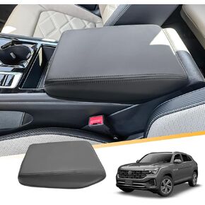 LFOTPP 2024 Atlas Central Console Cover for 2024 V olkswage n Atlas[SE/SE with Technology/SEL/SEL Premium R-Line] Armrest Cover Atlas Accessories Soft Comfy EZ Install Anti-Scratch (Black)