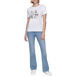 KARL LAGERFELD Women's Soft Everyday T-Shirt
